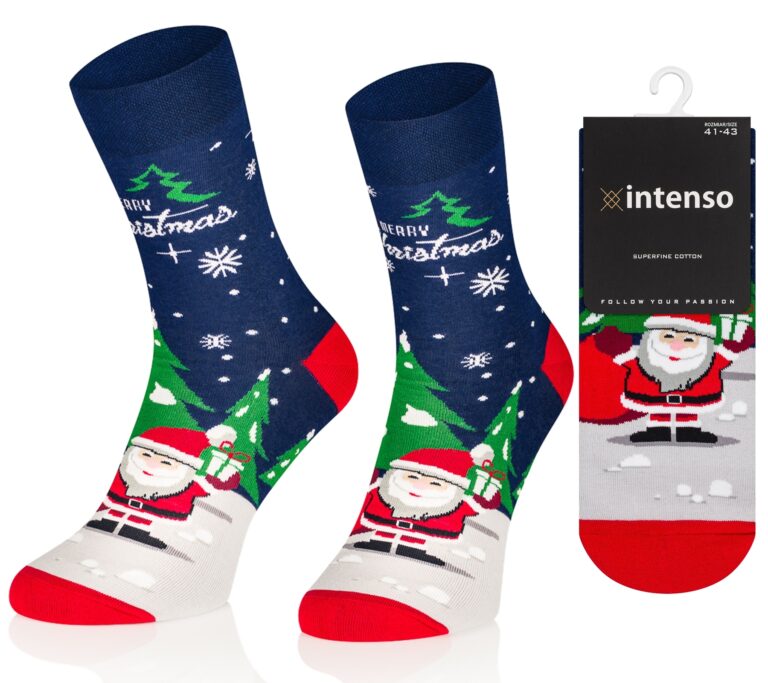 Skarpety świąteczne Intenso art.1887 wz. S03
