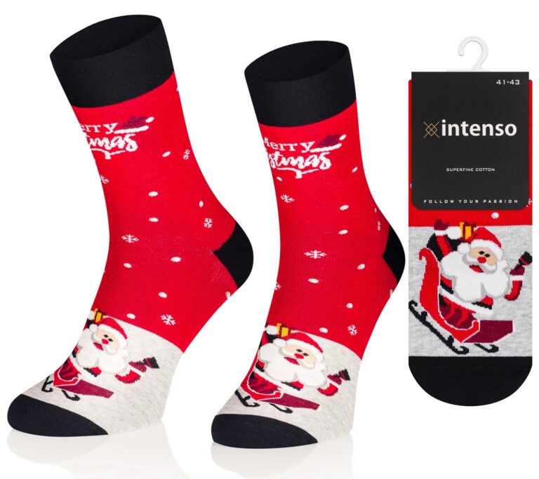 Skarpety świąteczne Intenso art.1887 wz. S04