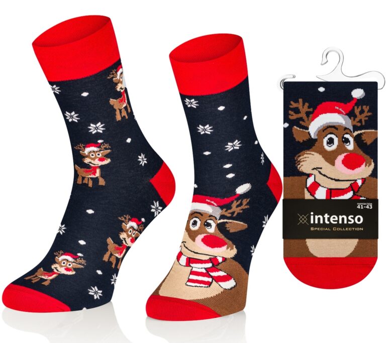 Skarpety świąteczne Intenso art.1887 wz. S02