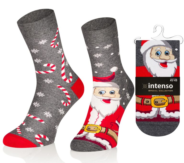 Skarpety świąteczne Intenso art.1887 wz. S01