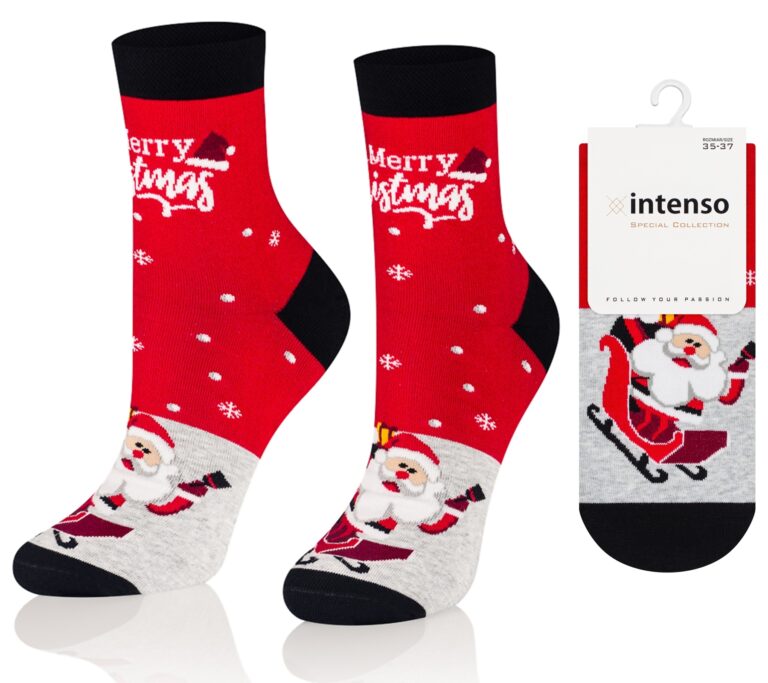 Skarpetki Świąteczne Damskie Intenso wz. S04