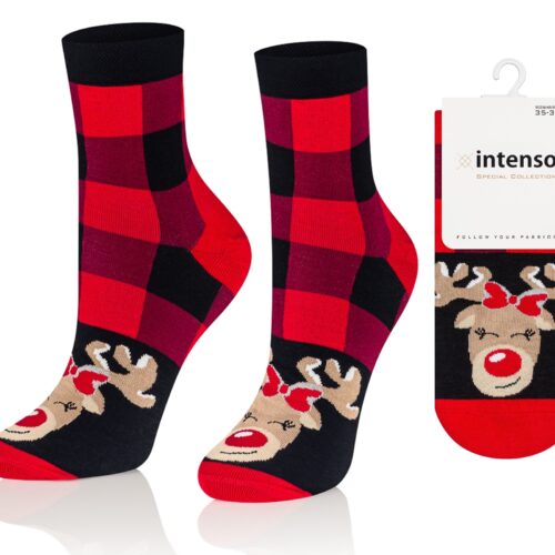 Skarpetki Świąteczne Damskie Intenso wz. S03