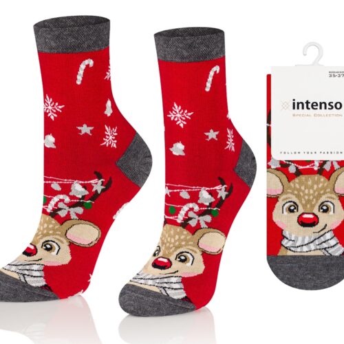 Skarpetki Świąteczne Damskie Intenso wz. S02
