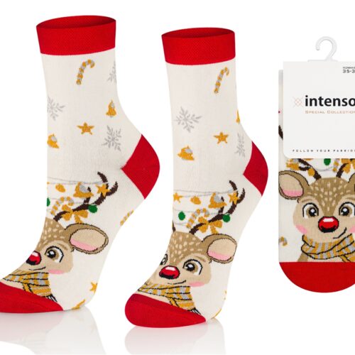 Skarpetki Świąteczne Damskie Intenso wz. S01