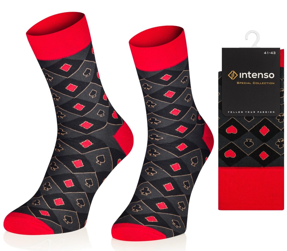 Skarpety walentynkowe męskie ART. 0549 WZ. 016
