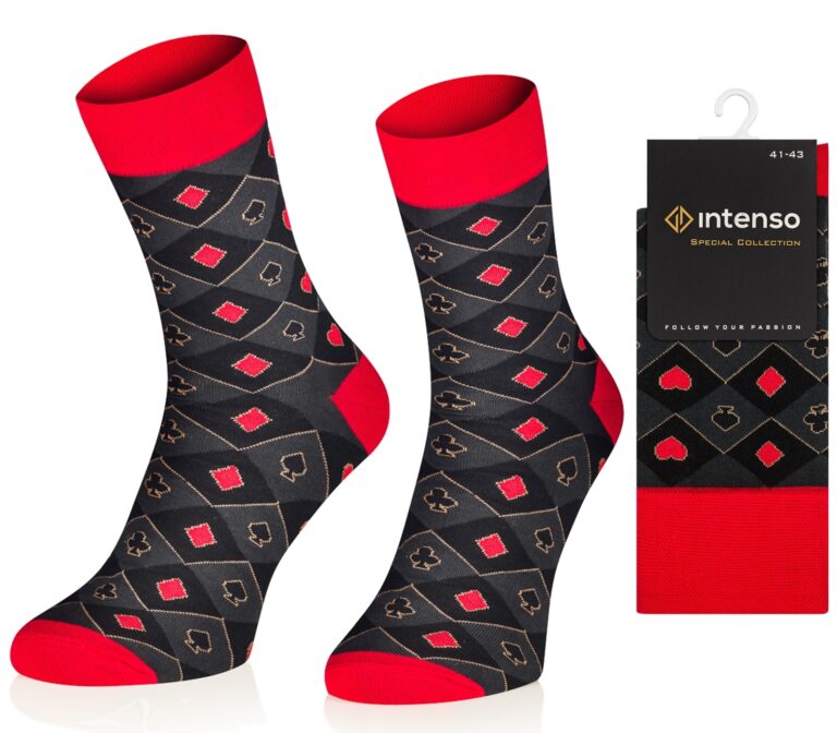 Skarpety walentynkowe męskie ART. 0549 WZ. 016