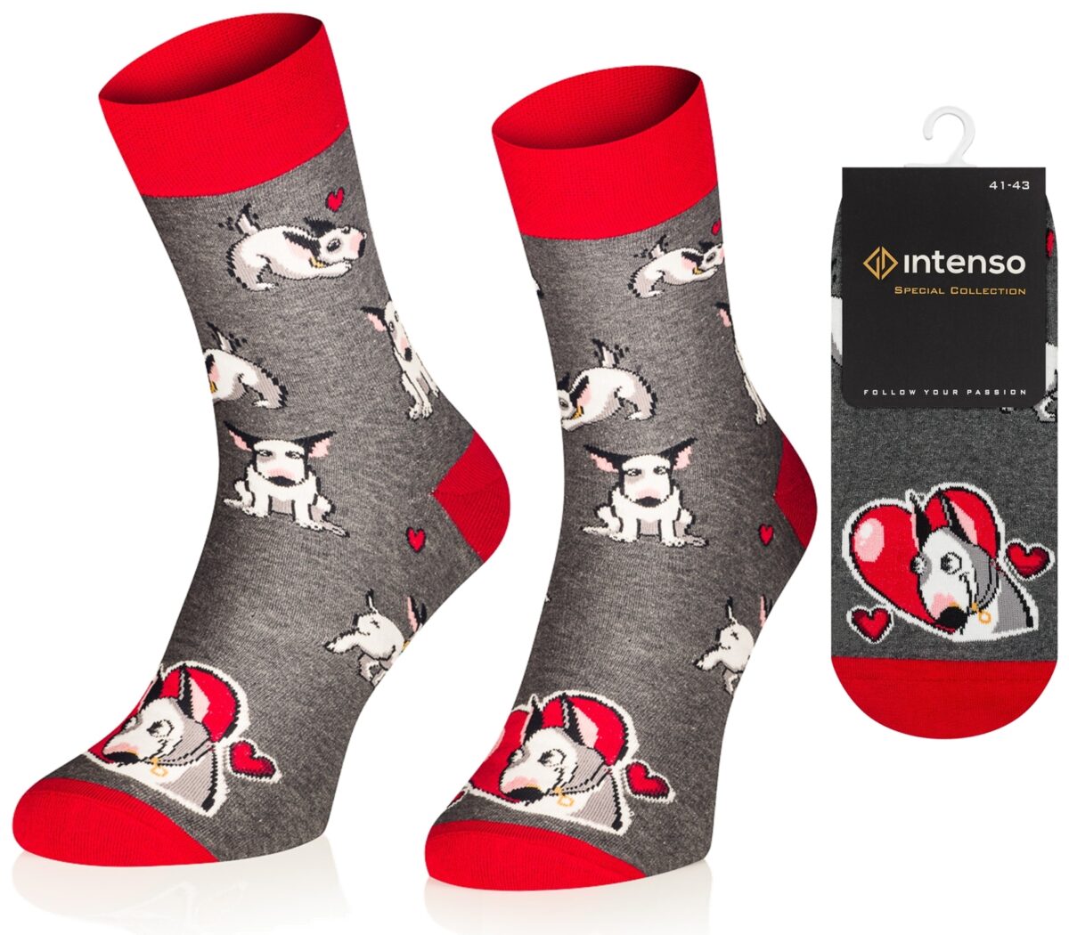 Skarpety walentynkowe męskie ART. 0549 WZ. 017