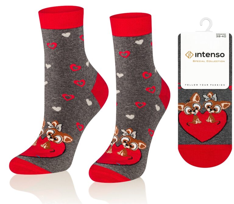 Skarpetki damskie Intenso Luxury art. 0471 wzór 009