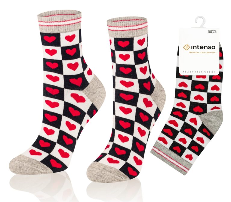 Skarpetki damskie Intenso Luxury art. 0471 wzór 010