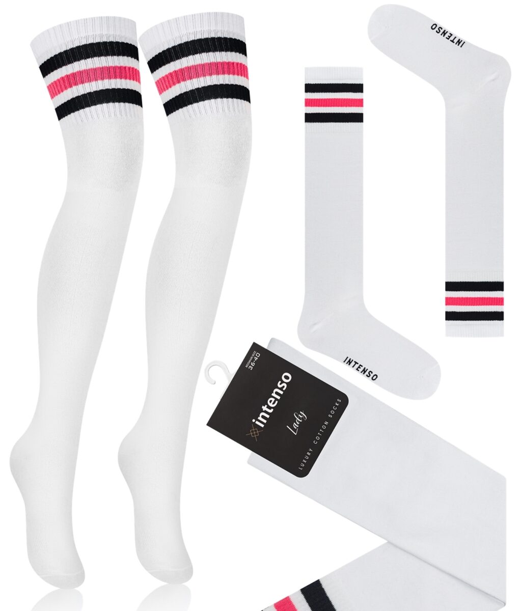 Zakolanówki damskie bawełniane Intenso ART. 426 wz. 01B