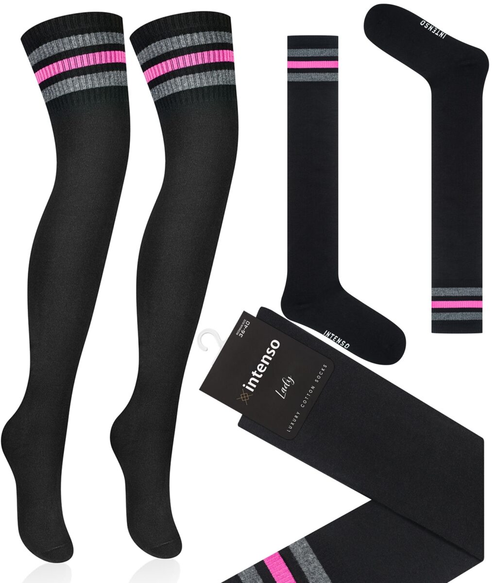 zakolanówki damskie bawełniane Intenso ART. 426 wz. 01D