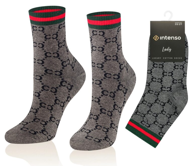 Skarpetki damskie Intenso Luxury art. 0471 wzór CC3