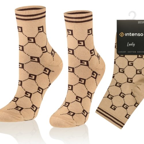 Skarpetki damskie Intenso Luxury art. 0471 wzór BB3