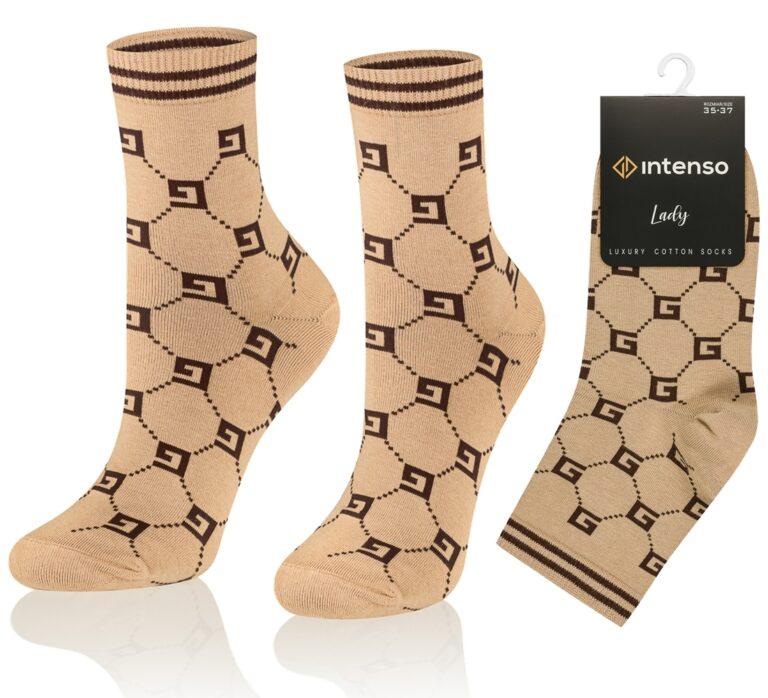 Skarpetki damskie Intenso Luxury art. 0471 wzór BB3