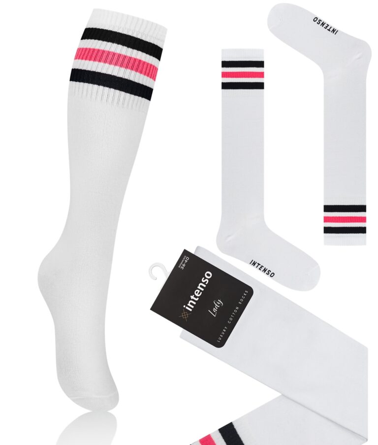 Podkolanówki damskie bawełniane Art. 0594 WZ. 01B