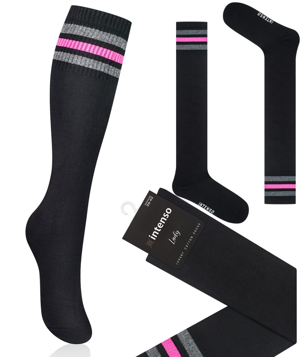 Podkolanówki damskie bawełniane Art. 0594 WZ. 01D