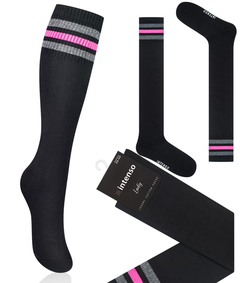 Podkolanówki damskie bawełniane Art. 0594 WZ. 01D