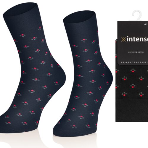 ELEGANCKIE SKARPETY MĘSKIE WE WZORY N03