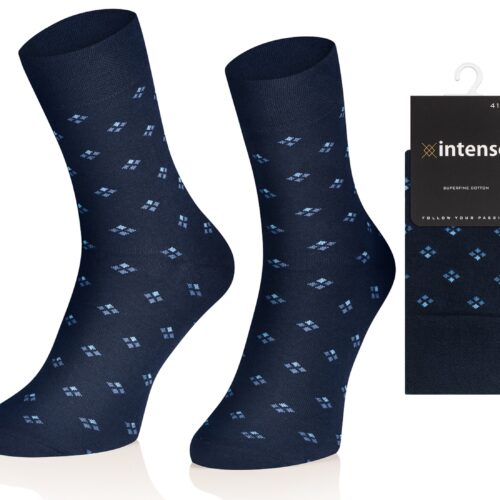 ELEGANCKIE SKARPETY MĘSKIE WE WZORY N04