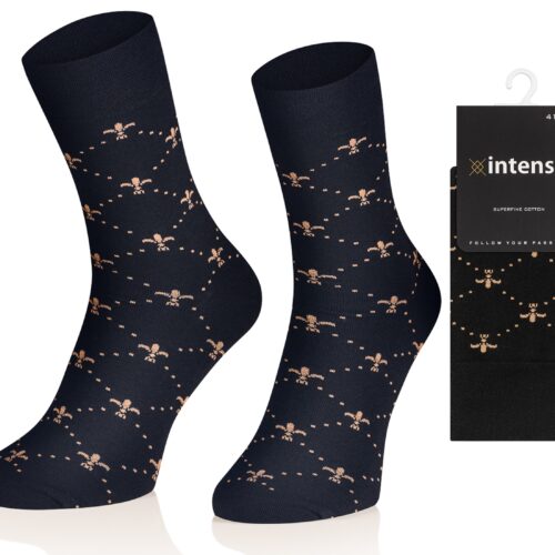 ELEGANCKIE SKARPETY MĘSKIE WE WZORY N05