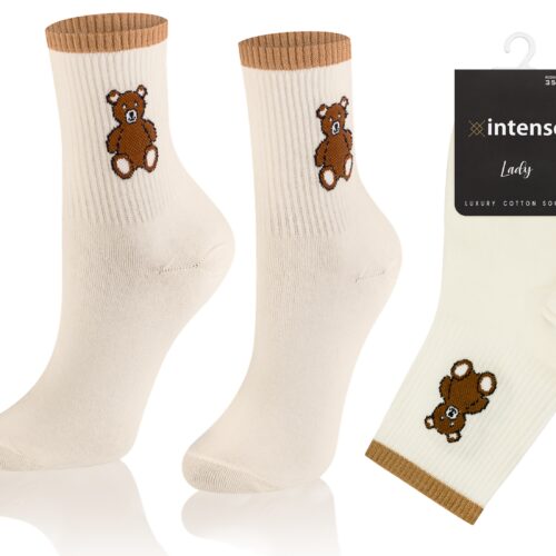 Skarpetki damskie Intenso Luxury art. 0471 wzór EE1