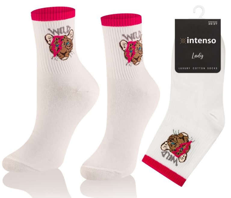 Skarpetki damskie Intenso Luxury art. 0471 wzór EE4