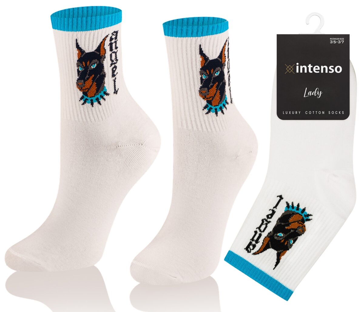 Skarpetki damskie Intenso Luxury art. 0471 wzór EE5