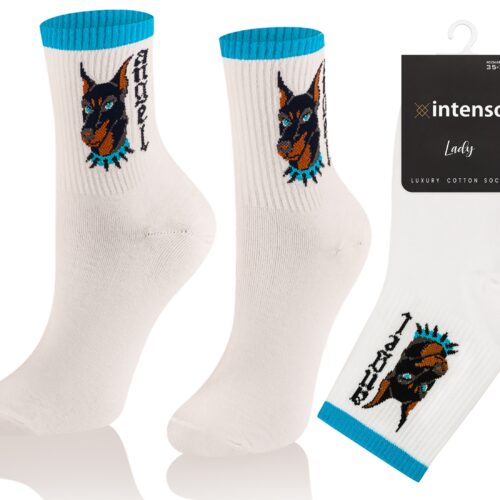 Skarpetki damskie Intenso Luxury art. 0471 wzór EE5