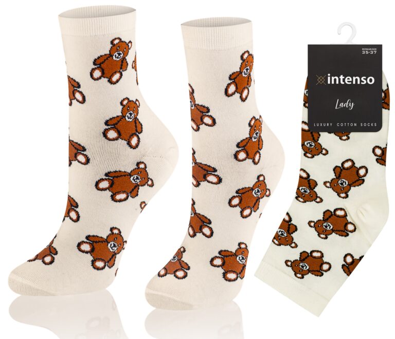 Skarpetki damskie Intenso Luxury art. 0471 wzór FF1