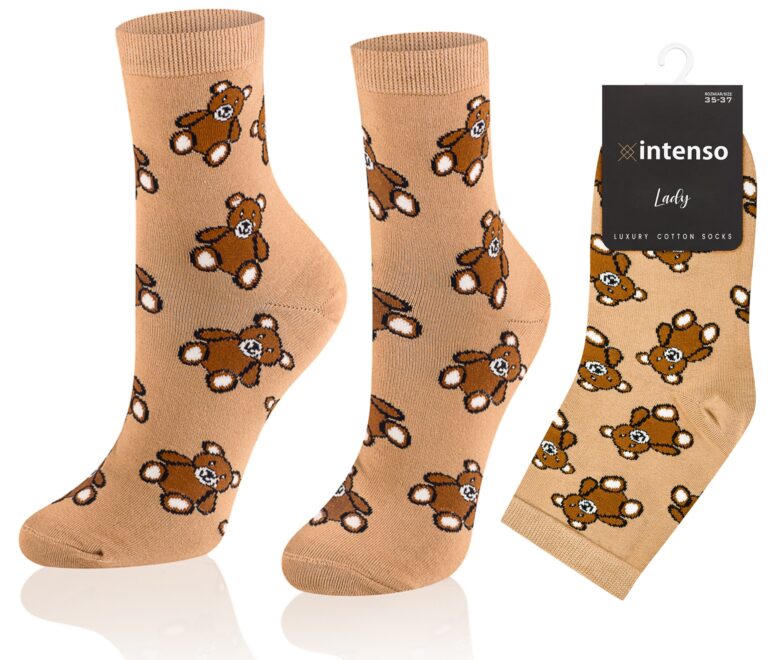 Skarpetki damskie Intenso Luxury art. 0471 wzór FF2