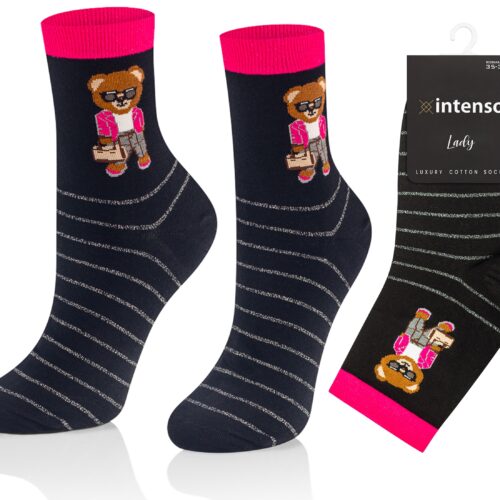 Skarpetki damskie Intenso Luxury art. 0471 wzór FF5