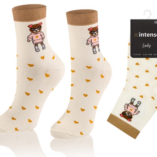 Skarpetki damskie Intenso Luxury art. 0471 wzór FF6