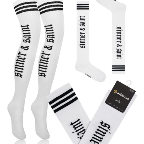 Zakolanówki damskie bawełniane Intenso Luxury ART. 372 WZ. A03