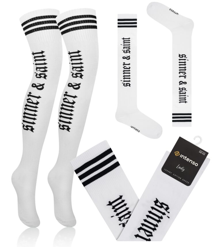 Zakolanówki damskie bawełniane Intenso Luxury ART. 372 WZ. A03