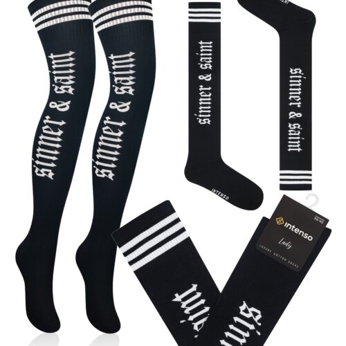 Zakolanówki damskie bawełniane Intenso Luxury ART. 372 WZ. A04