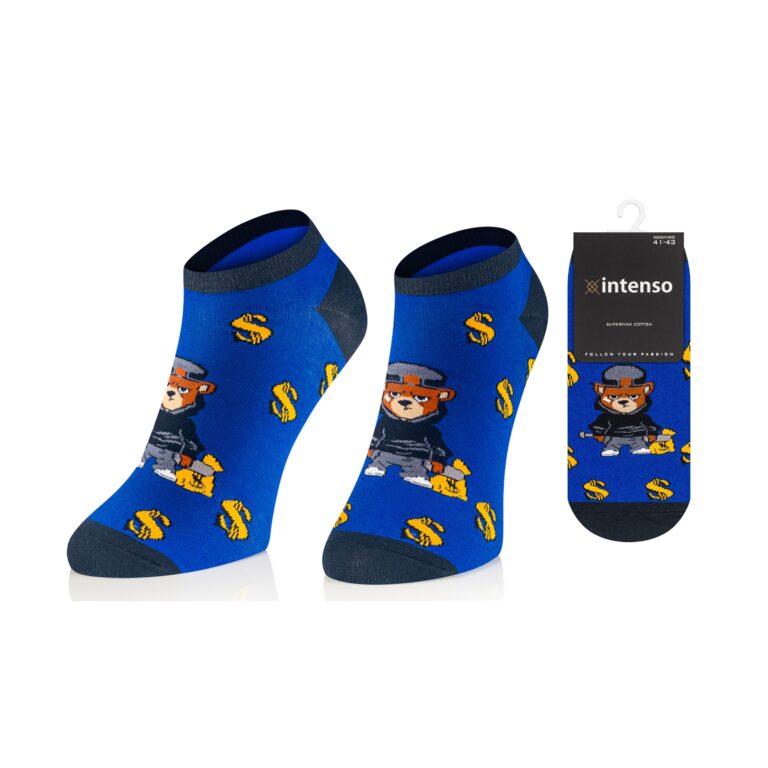 Stopki męskie Intenso we wzory art. 0563 wz020