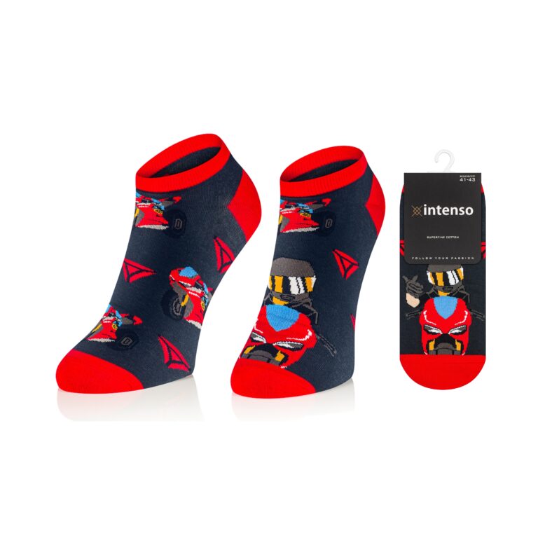 Stopki męskie Intenso we wzory art. 0563 wz019
