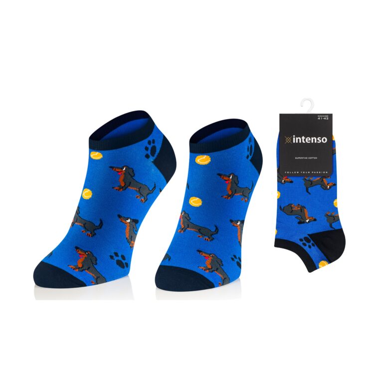 Stopki męskie Intenso we wzory art. 0563 wz018