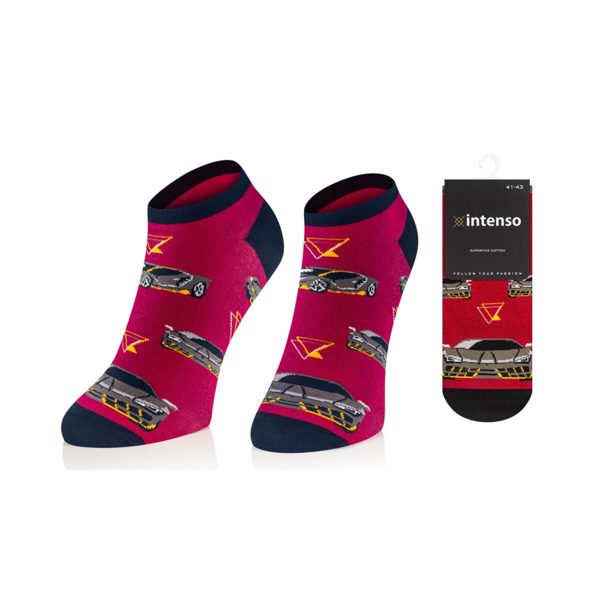 Stopki męskie Intenso we wzory art. 0563 wz016