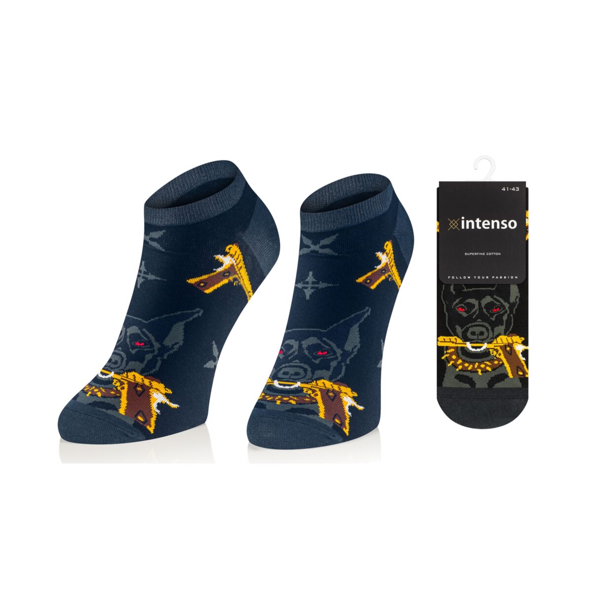 Stopki męskie Intenso we wzory art. 0563 wz015