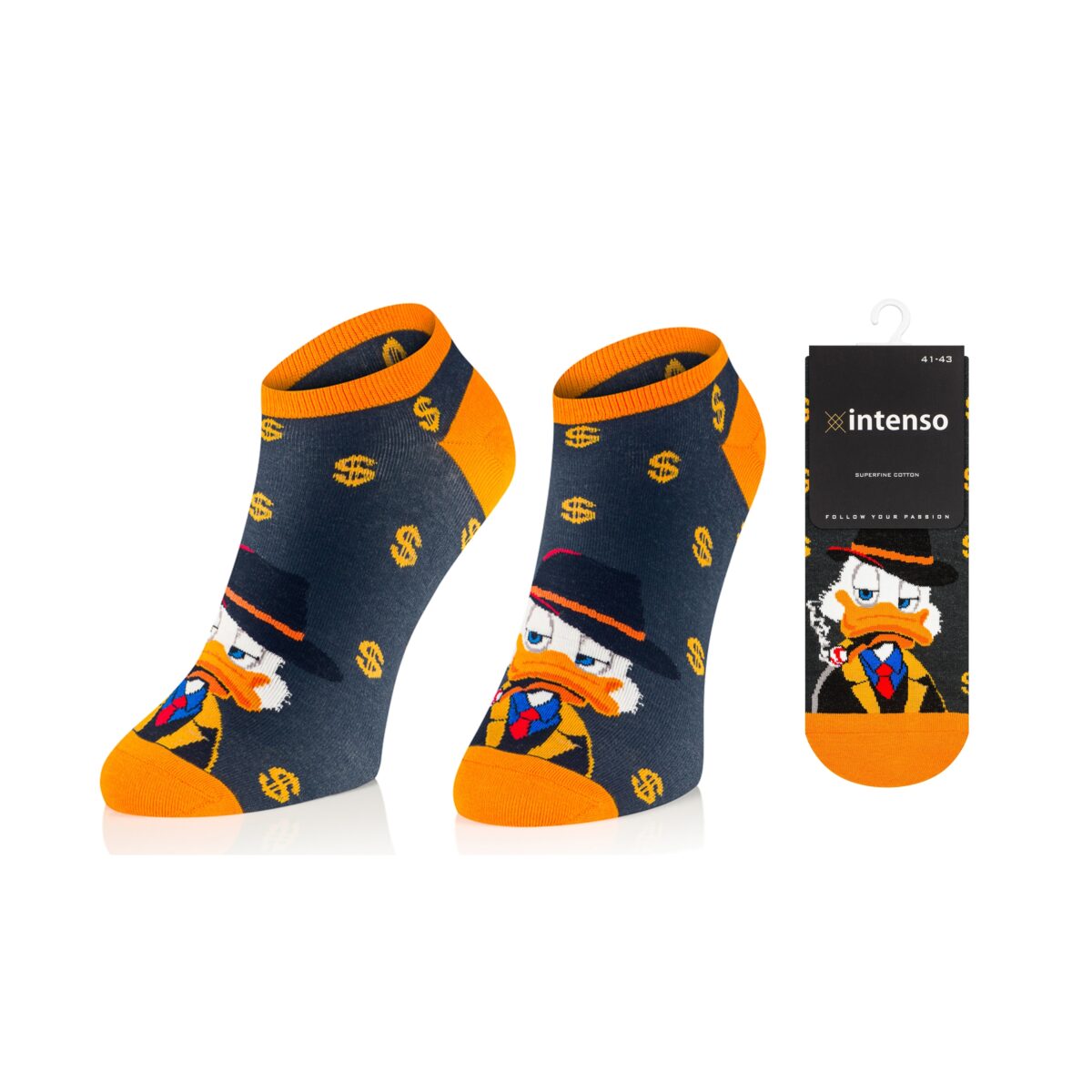 Stopki męskie Intenso we wzory art. 0563 wz014