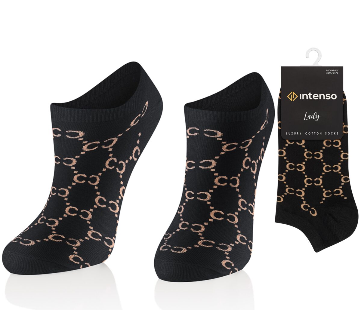 STOPKI DAMSKIE WZOROWANE ART. 013 KOL:CC2