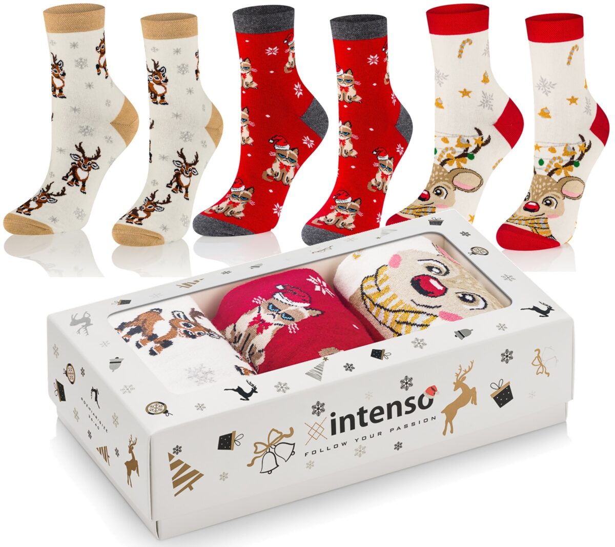 Skarpetki Świąteczne Zestaw Prezentowy Damski nr. 7 ART. 341