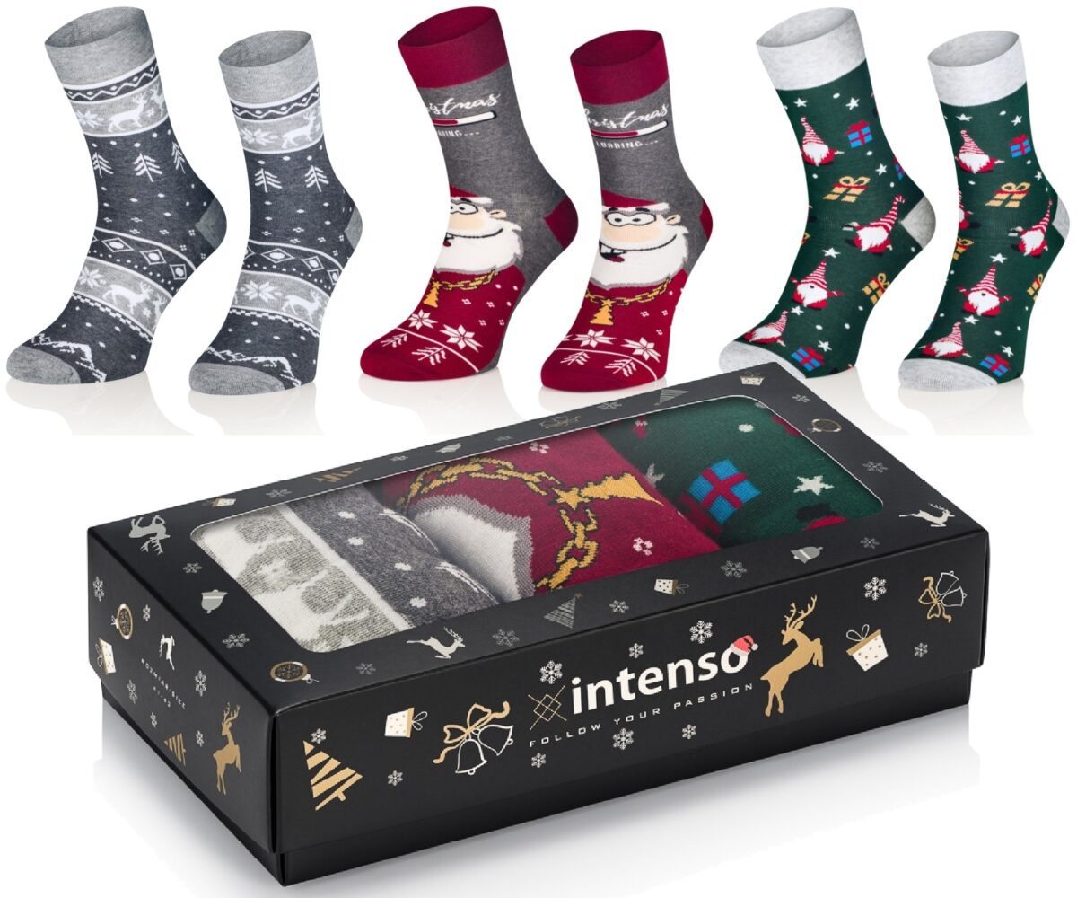 Skarpetki Świąteczne Męskie Zestaw Prezentowy nr. 5