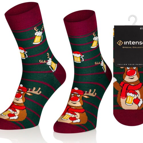 Skarpety świąteczne Intenso art.1887 wz. S06