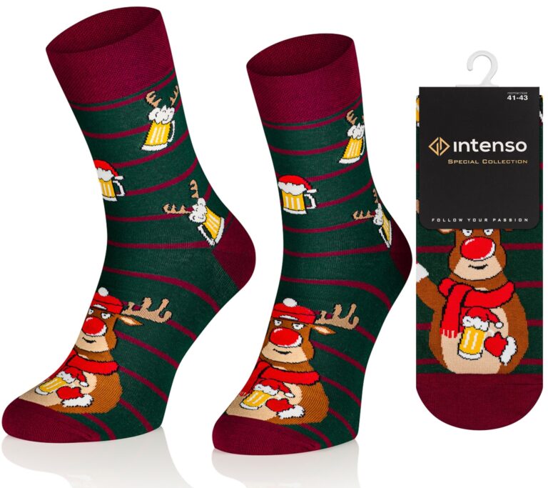 Skarpety świąteczne Intenso art.1887 wz. S06