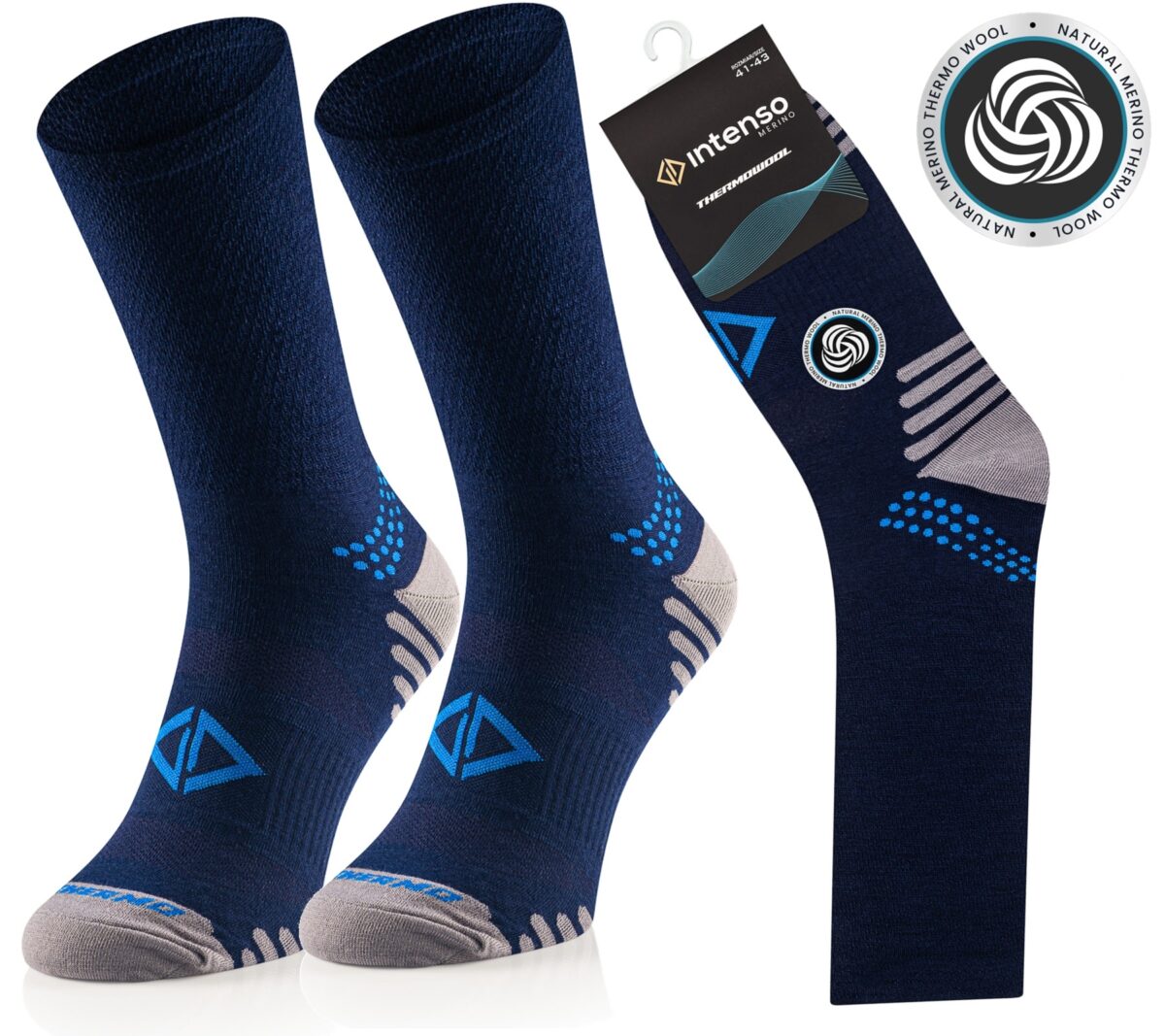 Skarpety trekkingowe Intenso Merino Thermowool art.0730 wz. A02