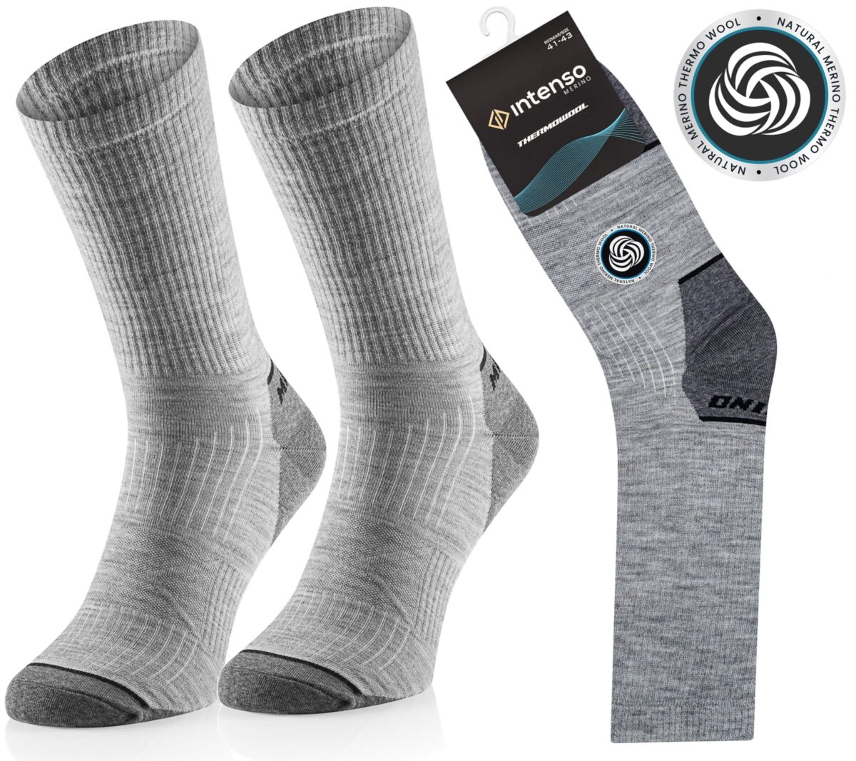 Skarpety trekkingowe Intenso Merino Thermowool art.0730 wz. B01