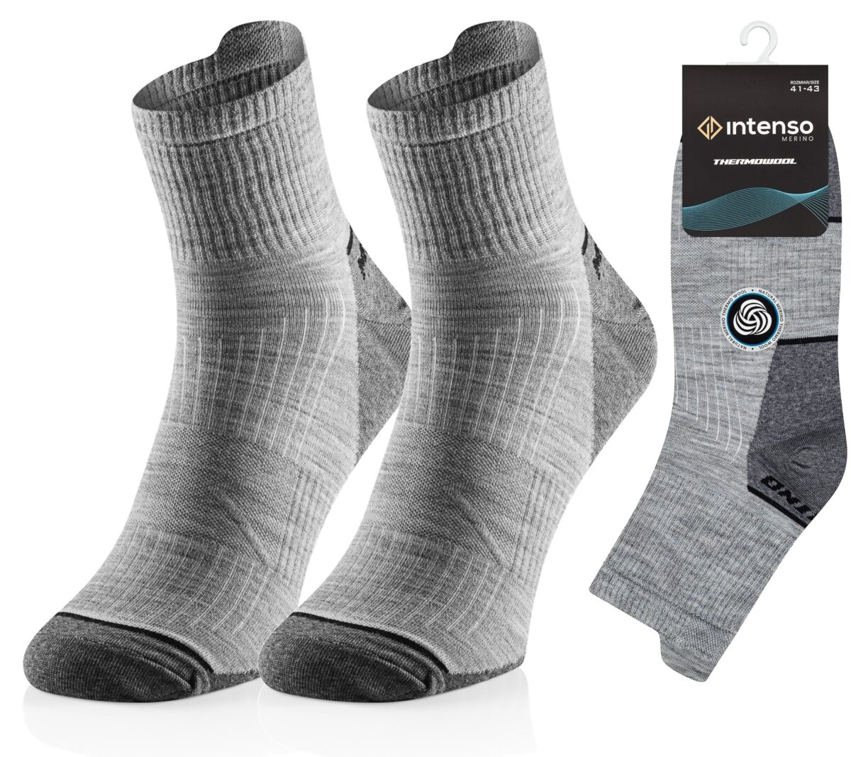 Skarpety trekkingowe Intenso Merino Thermowool dł.3/4 art.0723 wz. B01