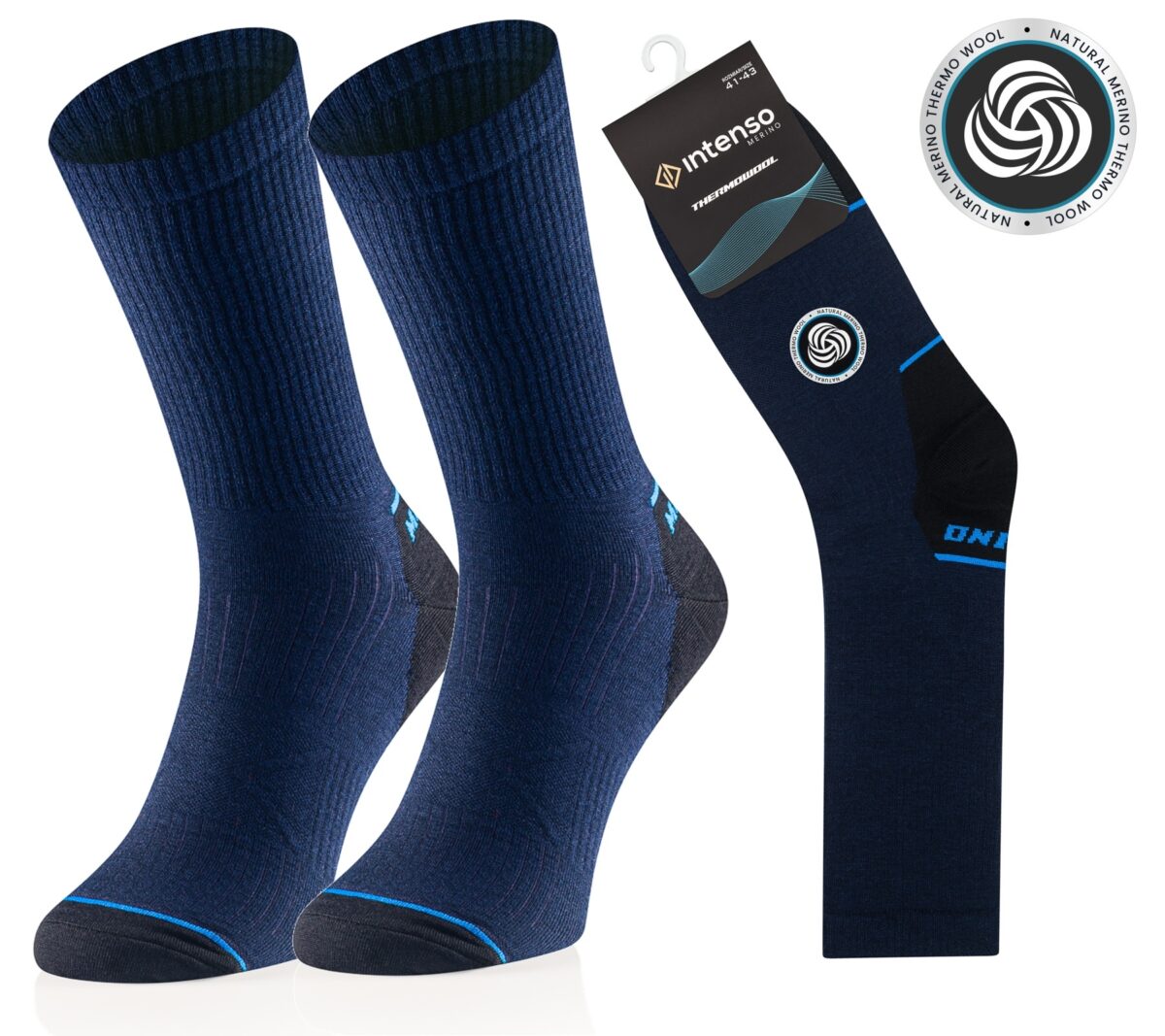 Skarpety trekkingowe Intenso Merino Thermowool art.0730 wz. B02
